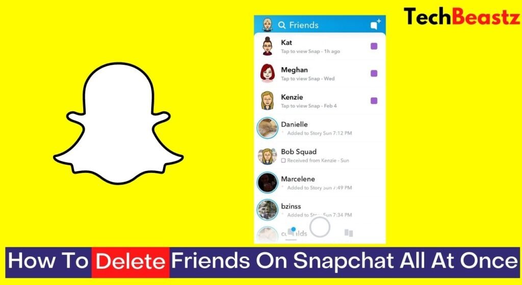 How To Delete Friends On Snapchat All At Once